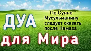 ЭТО ДУА ДАЕТ ВАМ МИР, БЛАГОСЛОВЕНИЕ, СЧАСТЬЕ ♥ ᴴᴰ INSHA ALLAH