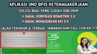 Biometric verification failed three times | JMO BLOCKED