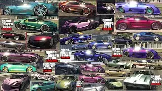 35 Metallic, TEKNIQ, Matte, Worn & CHROMATIQ colors in GTA 5 Online (January - March)