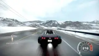 Need For Speed Hot Pursuit [2010] - A Snowy Day with Bugatti Veyron