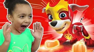 Leah Plays Paw Patrol Mighty Pups Save Adventure Bay! Paw Patrol the Movie Game!