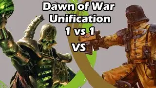Dawn of War Unification: 1 vs 1 Necrons (Omneity) vs The Steel Legion (Vrax)