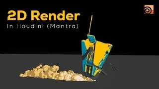Mastering 2D Render Smoke in Houdini: Ultimate Cartoon Smoke Guide | Houdini Tutorial