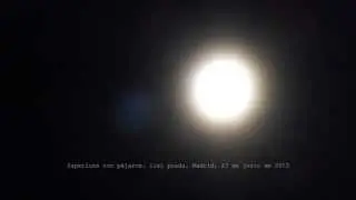 Superluna con pájaros de acero y punto azul [23-06-2013]