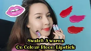 Swatch On Colour Bloom Lipstick Oriflame