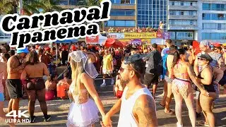 🇧🇷 Ipanema Beach Boardwalk During Rio de Janeiro Carnival
