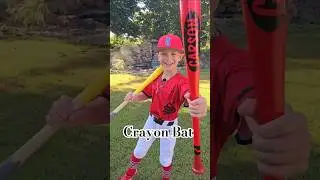 Design your own Crayon Bat day! #baseballlife #baseball #baseballlove #pencilbat #crayonbat