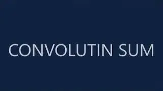 convolution sum (Equation method)