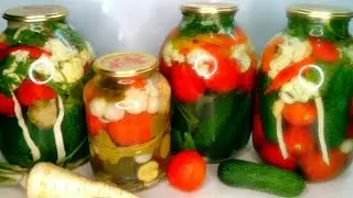 Квашеные и маринованные овощи. 2  рецепта на зиму.