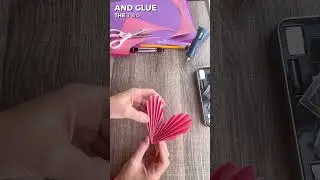 💖 Magic Heart Craft! Make a Heart from a Circle – Easy Kids Paper Craft!