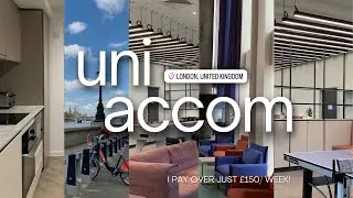 My UK UNI ACCOMODATION TOUR 2024 - iQ Vega, Vauxhall | London student Accommodation, soas, kcl, ucl