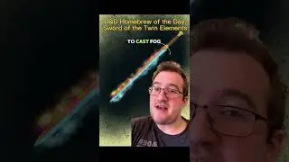 D&D Homebrew of the Day, Sword of the Twin Elements  #dnd #ttrpg