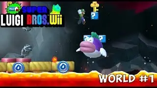 A Challenging Adventure! MLG Super Luigi Bros Wii Part 1 (NSMBW)