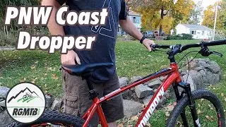 Entry Level Mountain Bike Upgrades - The PNW Coast Seat Post Dropper is installed!
