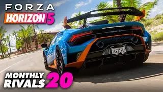 Forza Horizon 5 | Series 20 Monthly Rivals - Lamborghini Huracan STO Gameplay [1440p60]