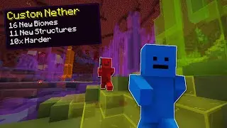 Minecraft Manhunt, But The Nether Is Custom...