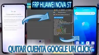 FRP HUAWEI NOVA 5T QUITAR CUENTA GOOGLE CON UNLOCKTOOL YAL L21 UN CLICK BIEN EXPLICADO DRIVERS