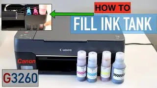Canon Pixma G3260 Ink Tank ReFill/ Filling