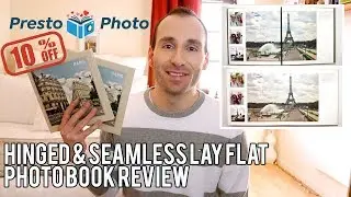 Presto Photo Hinged & Seamless Lay Flat Photo Book - Review +10% OFF