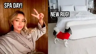 Spa day at the montage! New rug! vlogmas day 16!