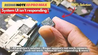 redmi note 10 pro max system UI isn't responding solution !