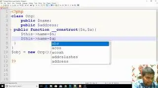 Oop in PHP Constructor and destructor