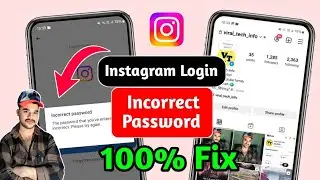 Instagram login password incorrect problem 2025 | how to fix Instagram incorrect password problem