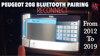 Peugeot 208 Bluetooth Pairing - How To PAIR Your Mobile Phone To An Existing Bluetooth Connection