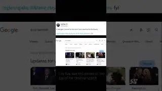 "Updates for you" may show you websites you follow in the search results