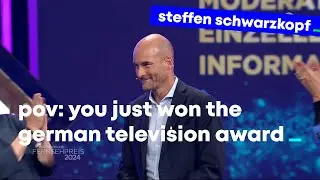 POV: You Just Won the German Television Award