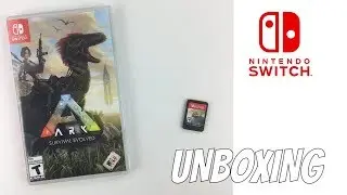 NINTENDO SWITCH ARK SURVIVAL EVOLVED GAME UNBOXING