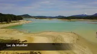 Lacs des Pyrénées Ariégeoises après un été sec