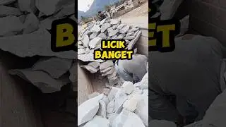 awas trik curang tukang batu! nampak penuh dari luar kopong di dalam #shorts #tahukahkamu #viral