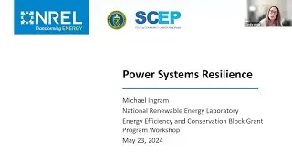EECBG Energy Planning Webinar Series: Power Systems Resilience