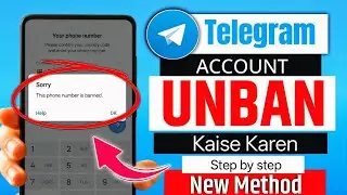 🚀 Unban Telegram Account 2025 | How to Unban Telegram Number | Telegram Number Banned Solution