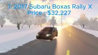 Présentation de 3 voiture Tranquille a conduire