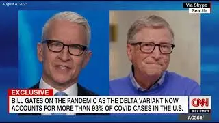 Pt 1 CNN Bill Gates Interview on Jeffrey Epstein & COVID Vaccine Conspiracy Theories
