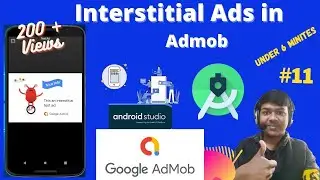 How to implement Interstitial ads (Admob) in Android app in 6 minutes ? || 