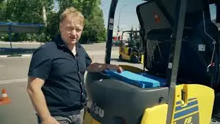 Новый электрический KOMATSU FB25-12. Реальная замена автопогрузчику