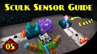 Sculk Sensor & Catalyst Guide | Let's Learn Redstone 05 | Minecraft Redstone Tutorial