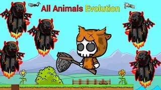 All Animals Evolution With Prehistoric Reaper & Bosses (EvoWorld.io)