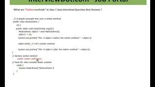 Java Native Method