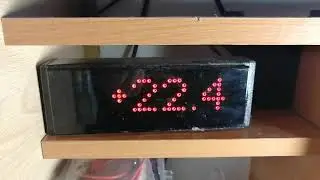Термометр на трех матрицах 8x8 MAX7219