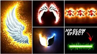 Ruok ff effect pack⚡| Ruok ff overlay pack |  Glow effect pack | HP glow effect Ruok ff  
