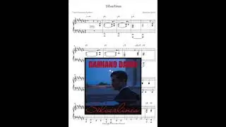 Silverlines - Damiano David base e spartito pianoforte