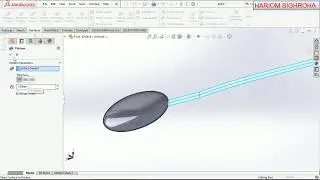 #SOLIDWORKS TUTORIAL   SPOON#