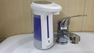 Silvercrest Automatic Soap Dispenser With Motion Sensor Unboxing Testing