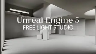 Get light studio scene in Unreal Engine 5 free! | Exteriors and interiors in Unreal Engine