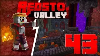 COMEÇAMOS o PROJETO NETHER HUB!!! - Redstone Valley #43 (Minecraft Bedrock)