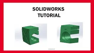 PART MODELLING - SOLIDWORKS | SOLIDWORKS TUTORIAL | HOW TO FIND OVERALL MASS OF PART | TAMIL